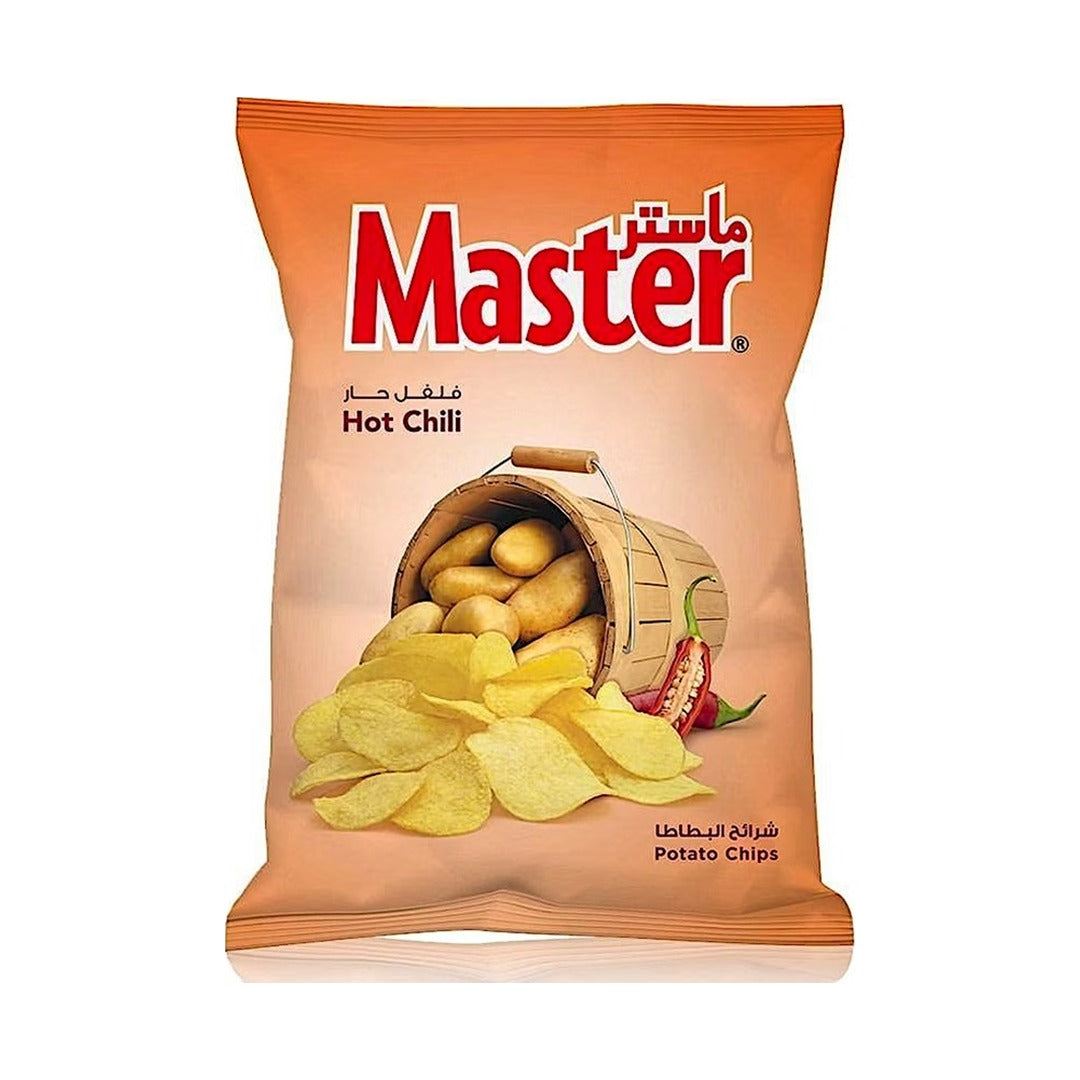 Master Chips Hot Chili 80 g - front of pack