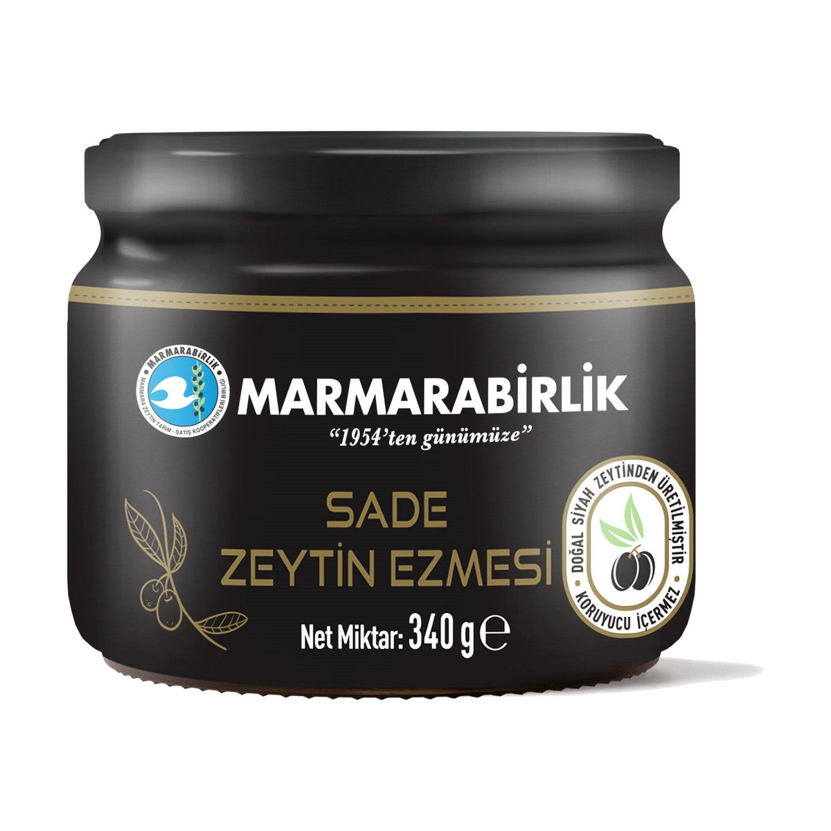 Marmarabirlik Black Olive Paste 340 g Glass