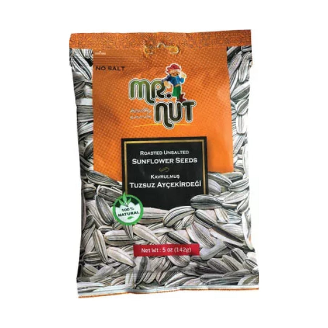 Mr. Nut Roasted Unsalted Sunflower Seeds 141 g - front of pack