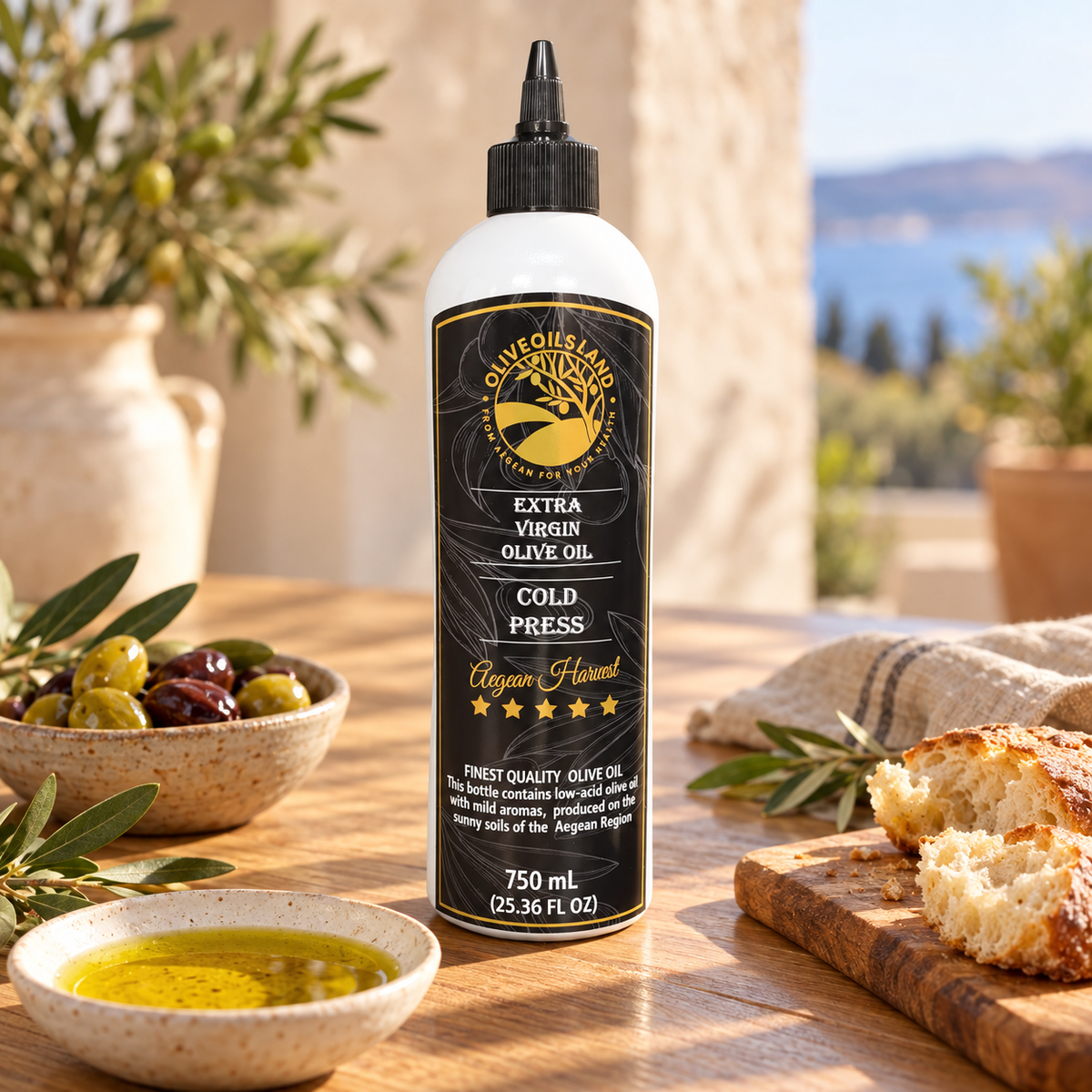 Olive Oils Land Extra Virgin Olive Oil 750 mL (additional view)