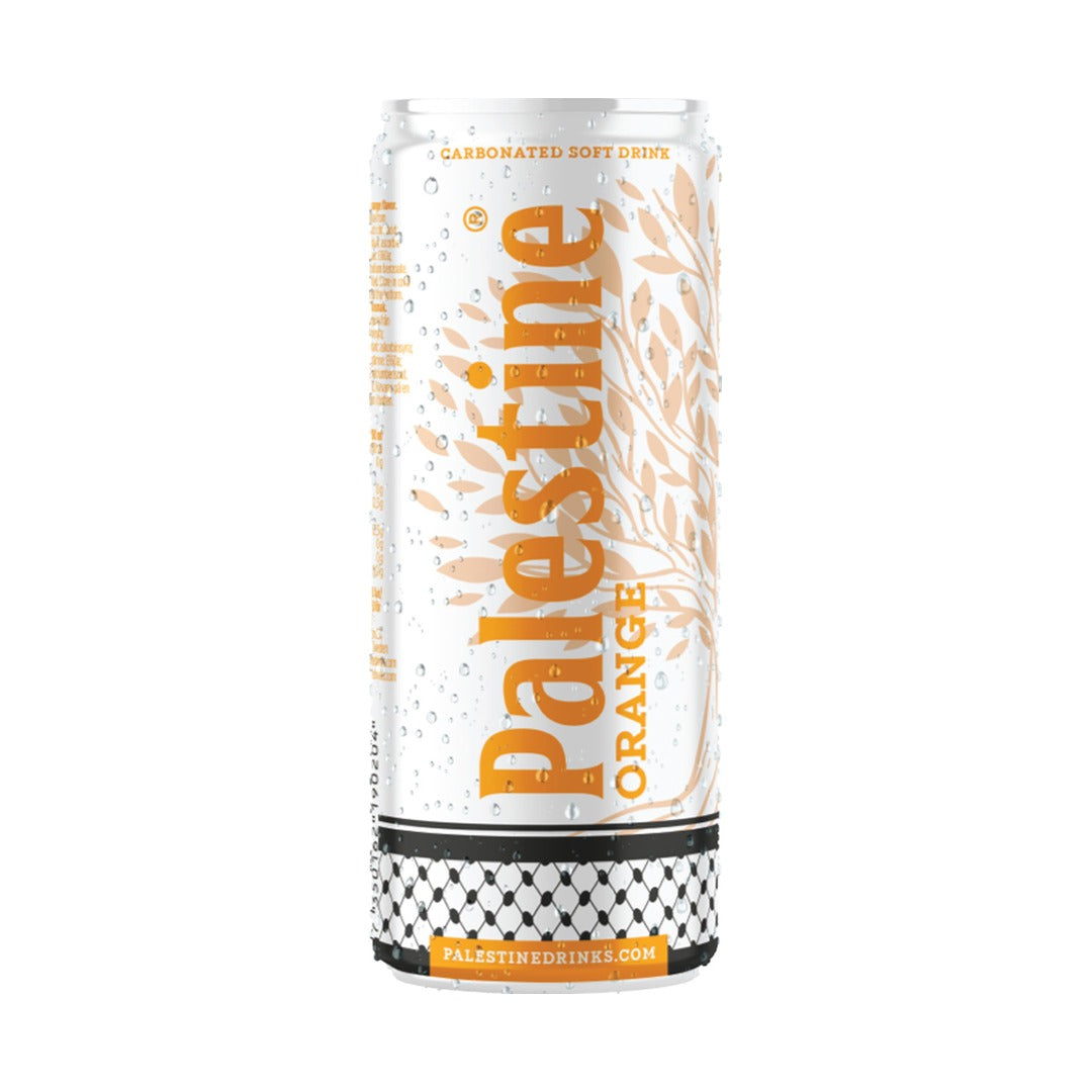 Palestine Cola Orange 330 ml - front of pack