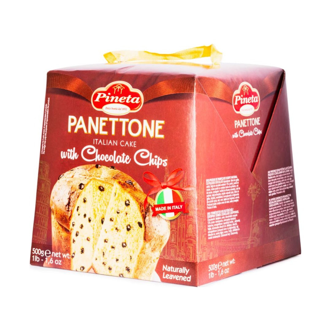 Pineta Panettone with Chocolate Chips 500 g - front of pack