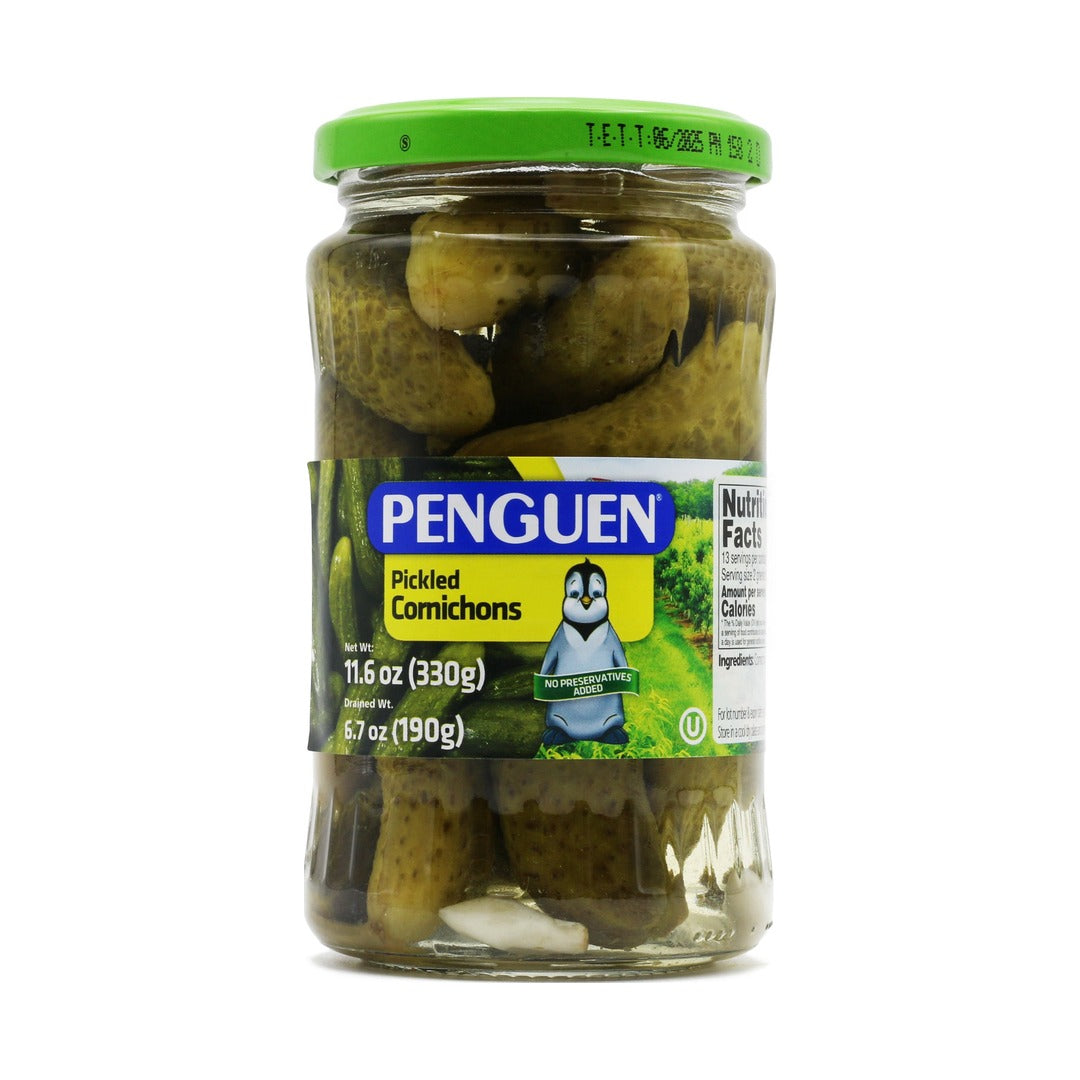 Penguen Kornison Pickles 330 ml - front of pack