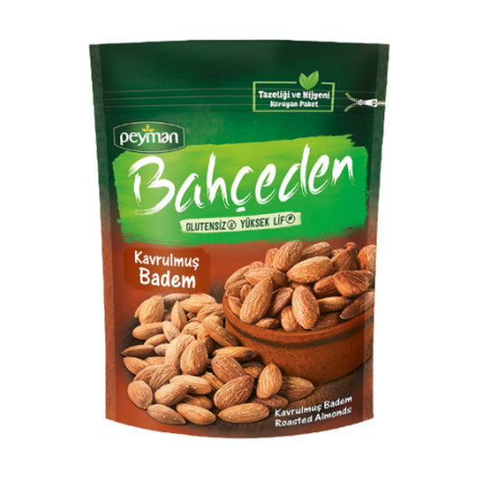 Peyman Bahçeden roasted almonds, 150 g (5.29 oz) pouch