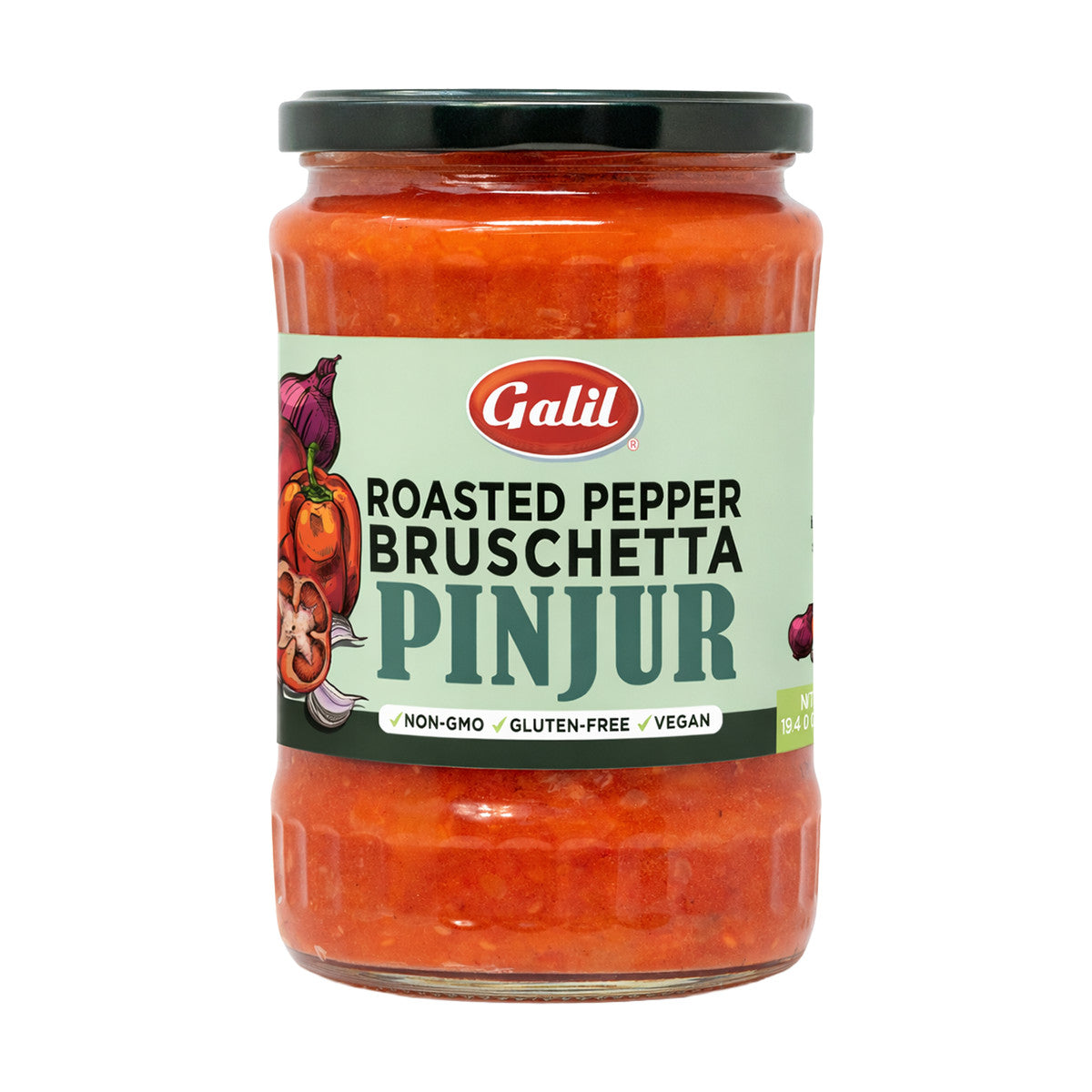 Galil Roasted Pepper Bruschetta, Pinjur, 19 oz