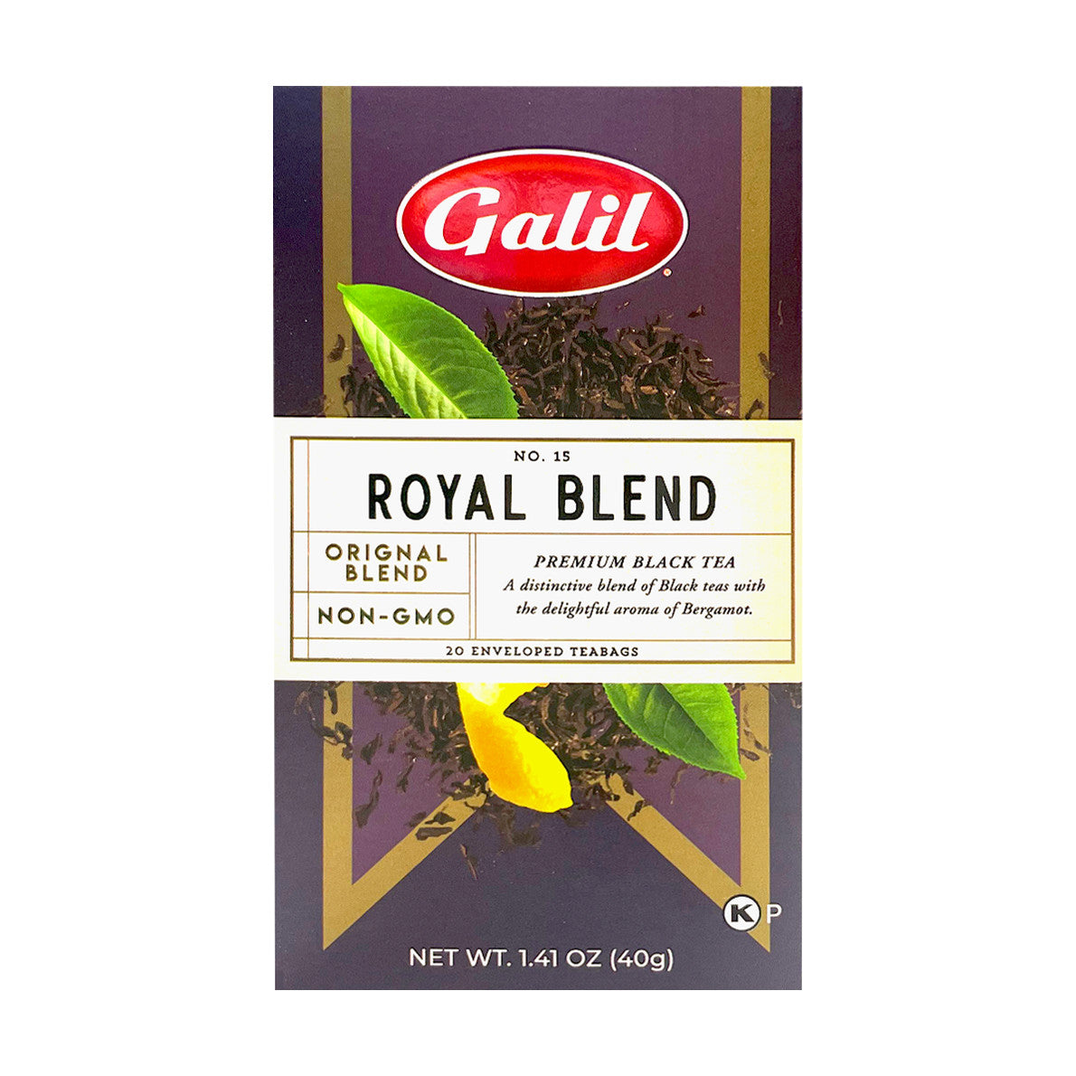 Galil Royal Blend Black Tea 20 Tea Bags