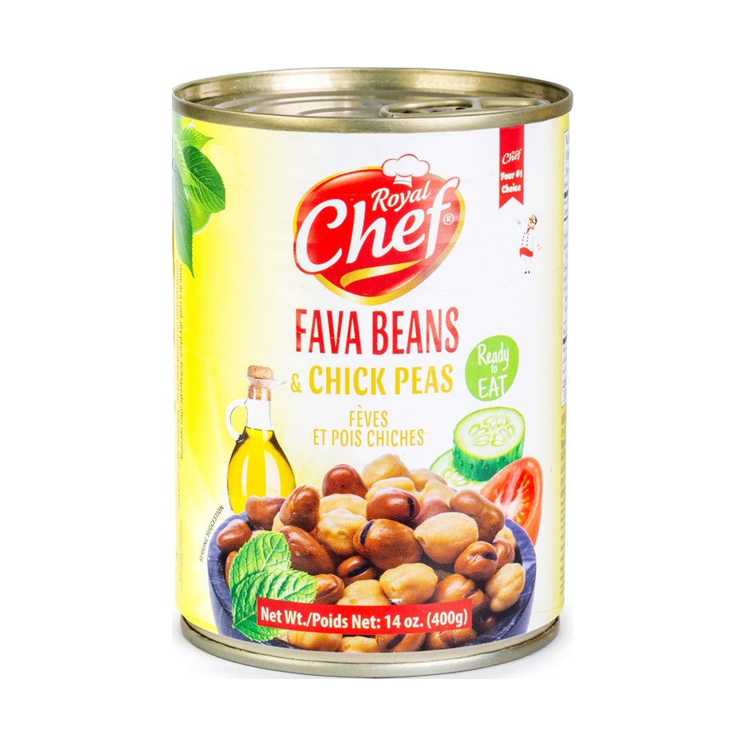 Royal Chef Fava Beans Chickpeas 397 g - front of pack