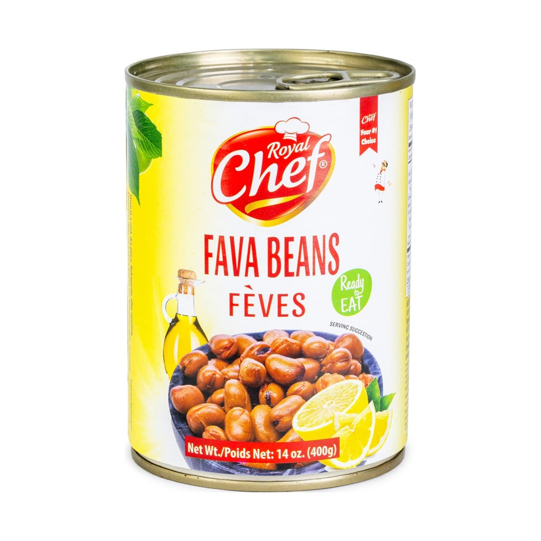 Royal Chef Fava Beans Plain 397 g - front of pack
