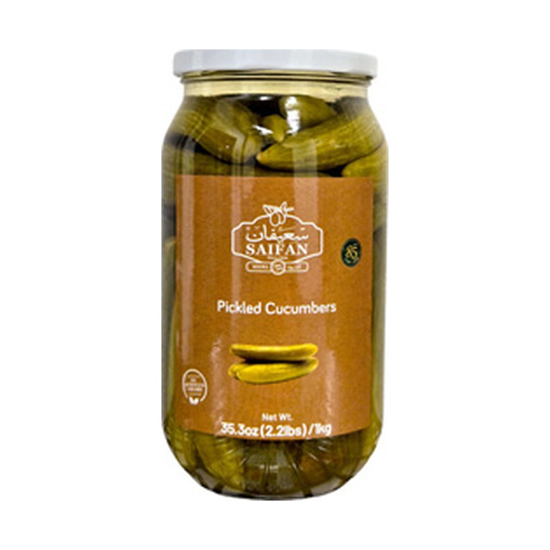 Saifan Pickled Cucumbers 1 kg - front of pack