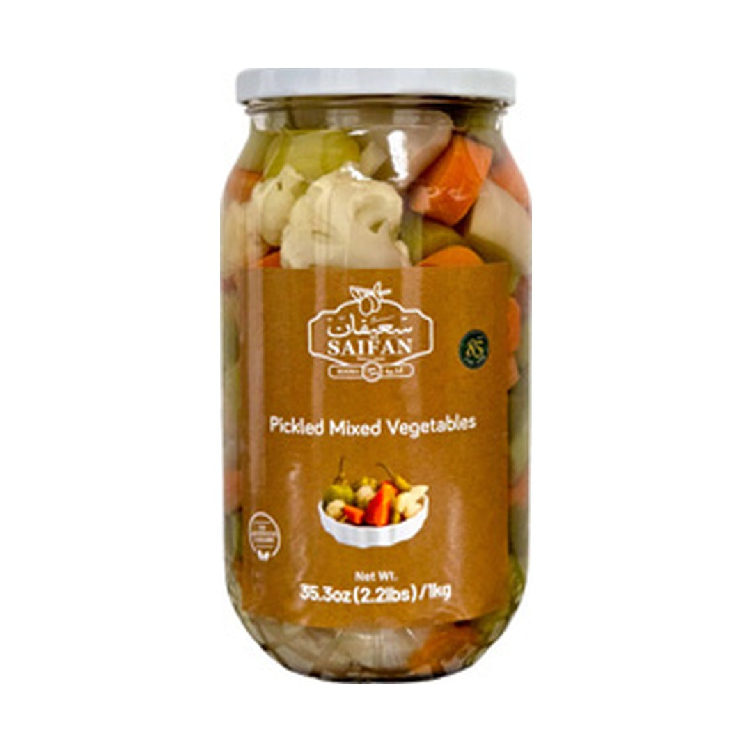 Saifan Pickled Mixed Vegetables 1 kg - front of pack