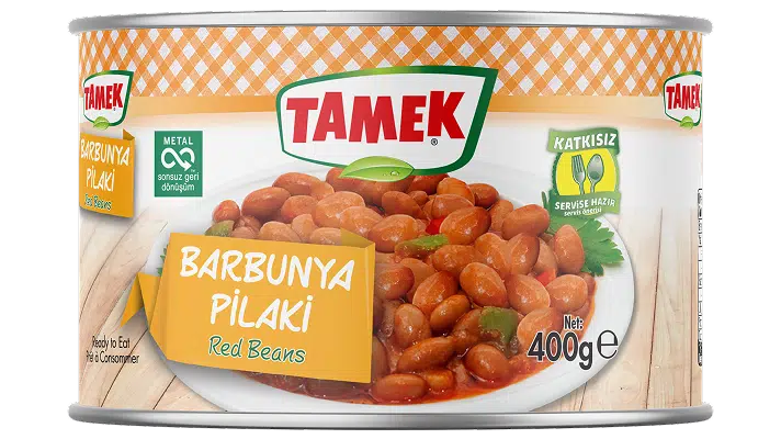 Tamek Barbunya Pilaki Red Beans 400 g - front of pack
