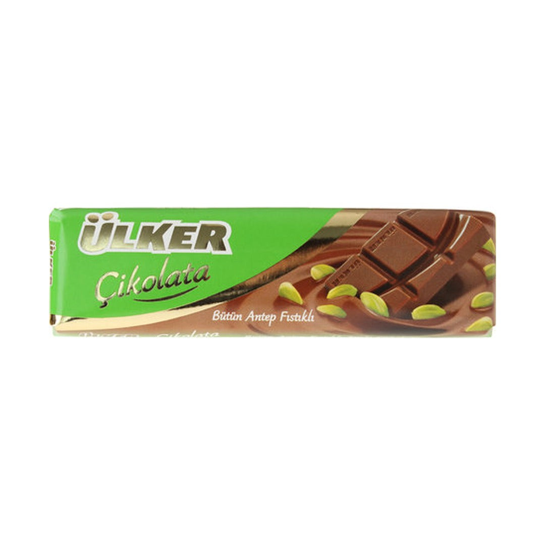Ülker Milk Chocolate with Pistachio 30 g - front of pack
