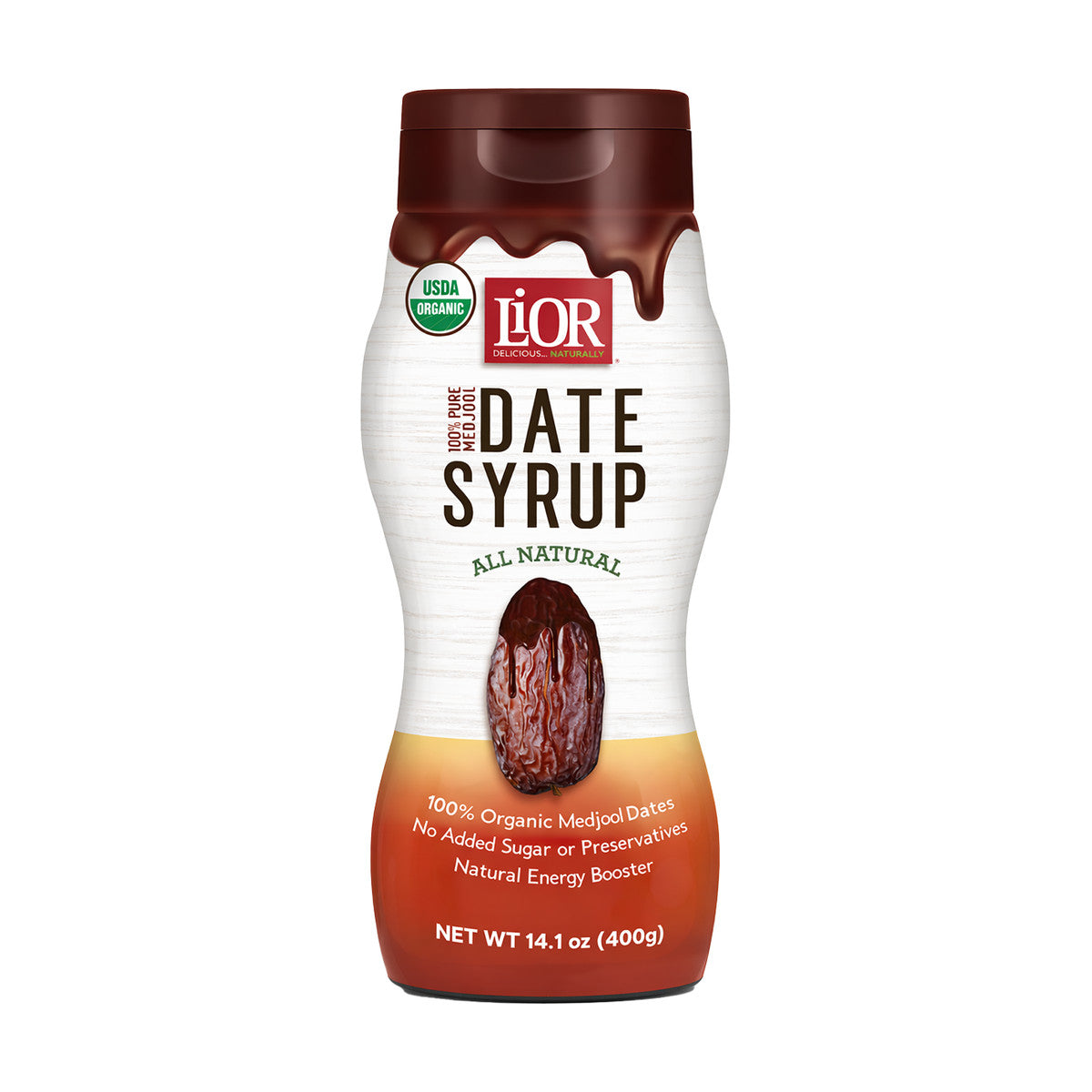 LiOR Medjool date syrup, 14.1 oz