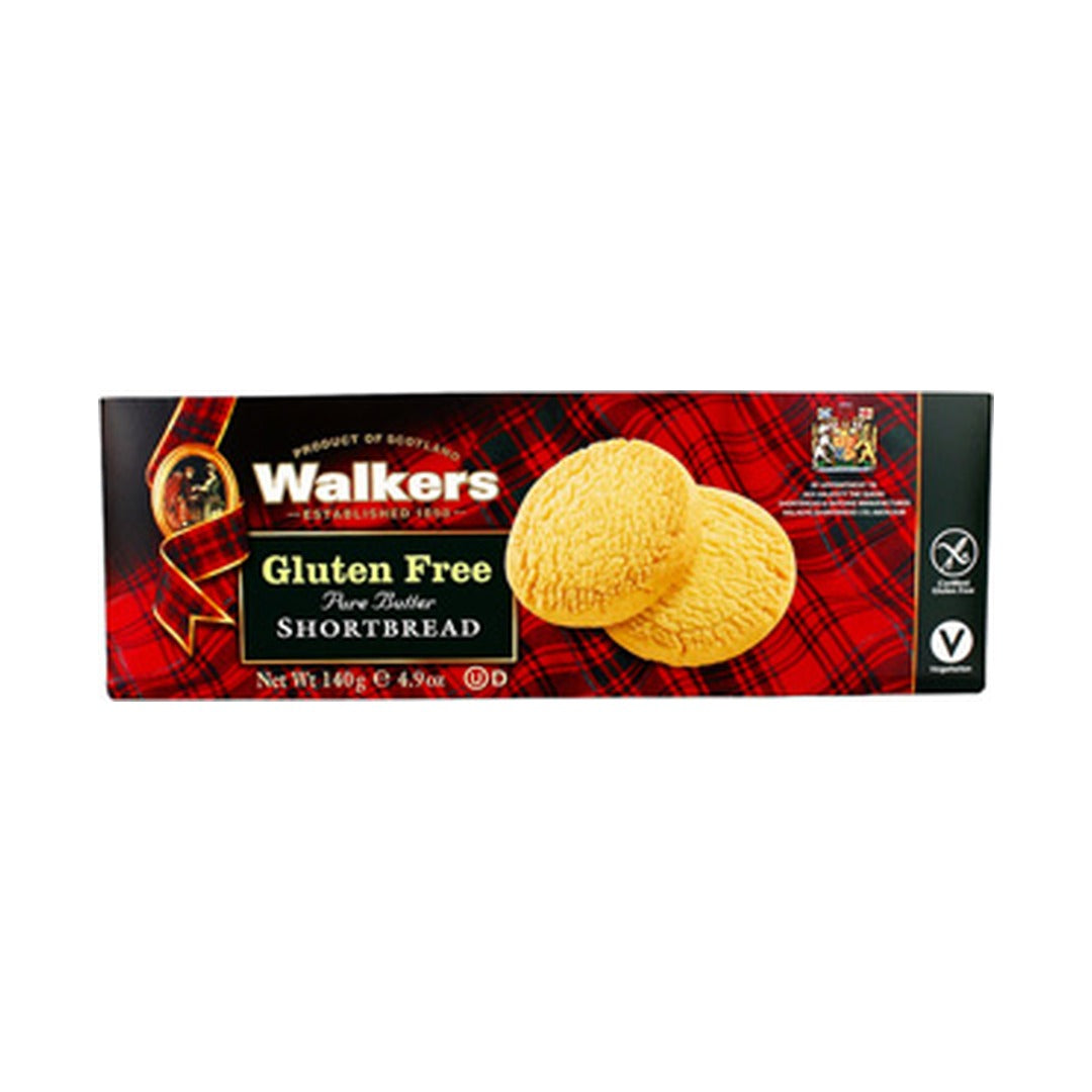 Walkers Gluten Free Rounds Shortbread 140 g - front of pack