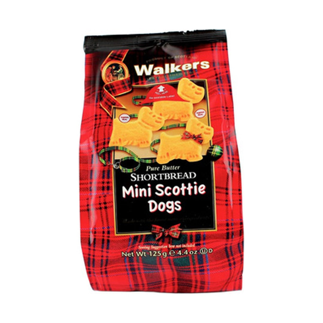 Walkers Mini Scottie Dogs Shortbread 124 g - front of pack