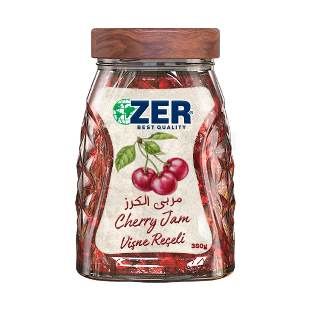 Zer Cherry Jam 380 g - front of pack