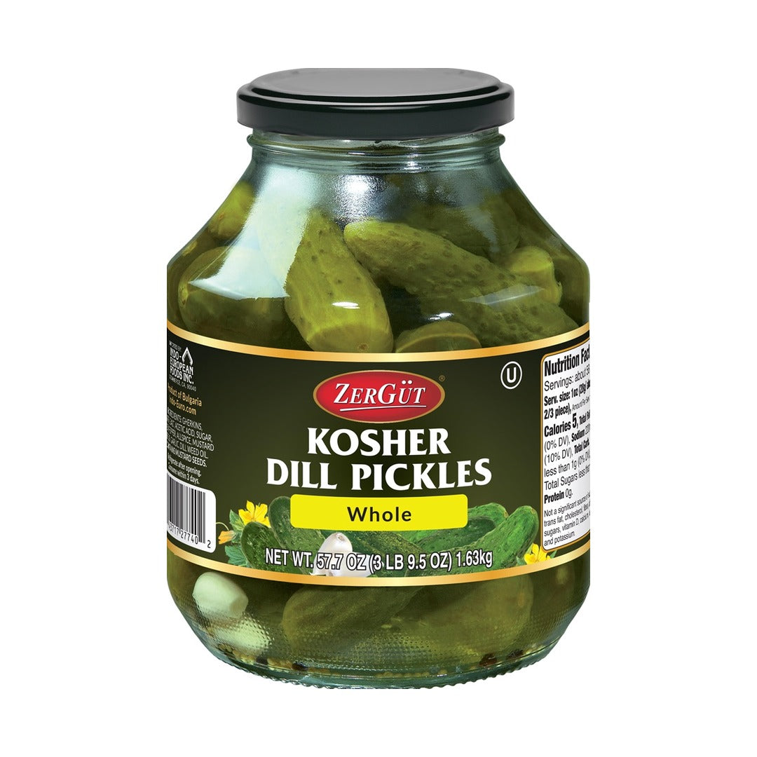 Zergut Pickles Dill Kosher 1.59 kg - front of pack