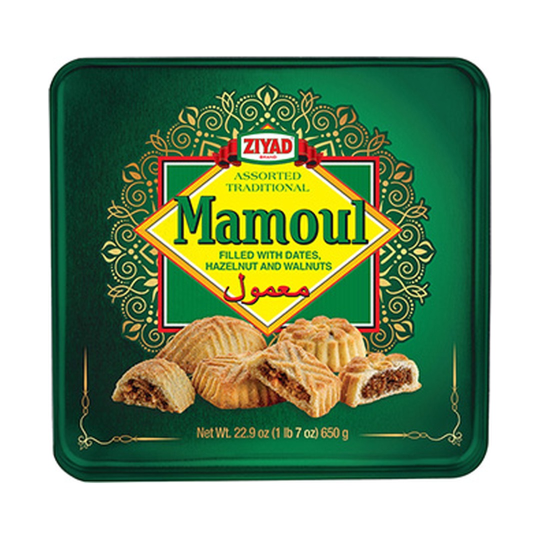 Ziyad Assorted Mamoul Square 650 g - front of pack