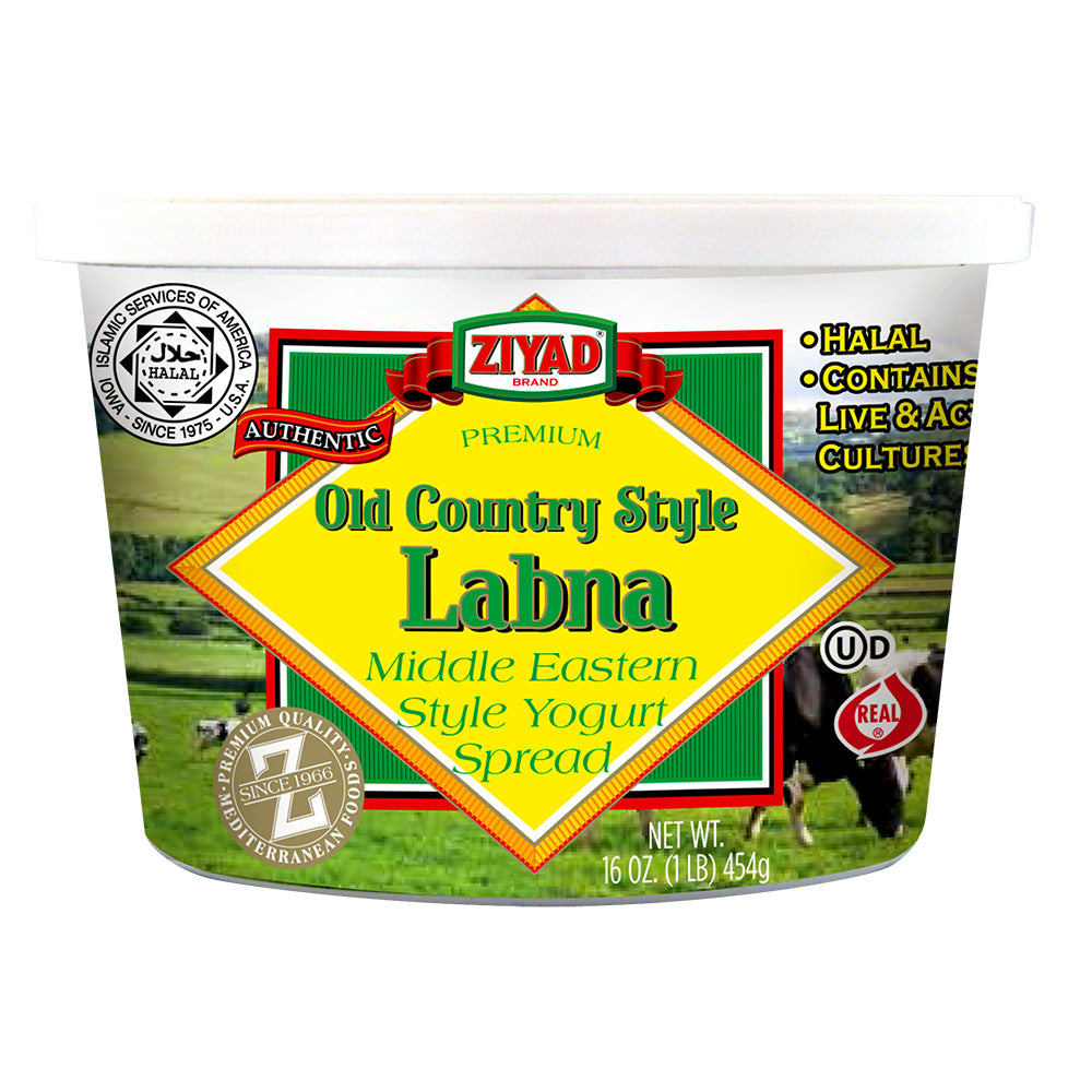 Ziyad Old Country Style Labna Middle Eastern style yogurt spread, 16 oz (454 g) cup