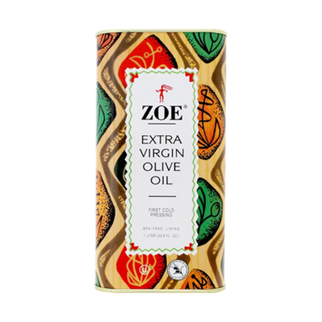 Zoe Extra Virgin Olive Oil 1 L - front of pack