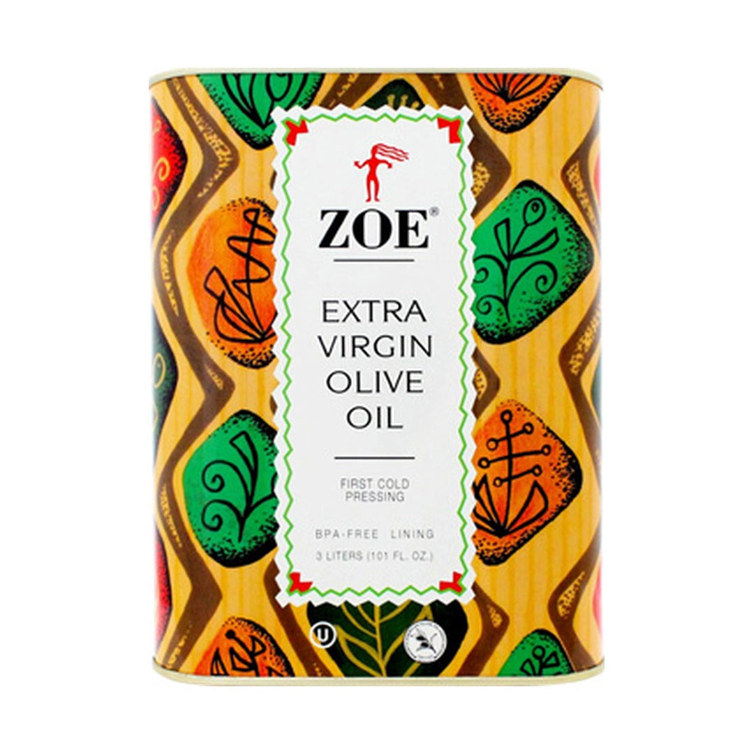 Zoe Extra Virgin Olive Oil 3 L - front of pack