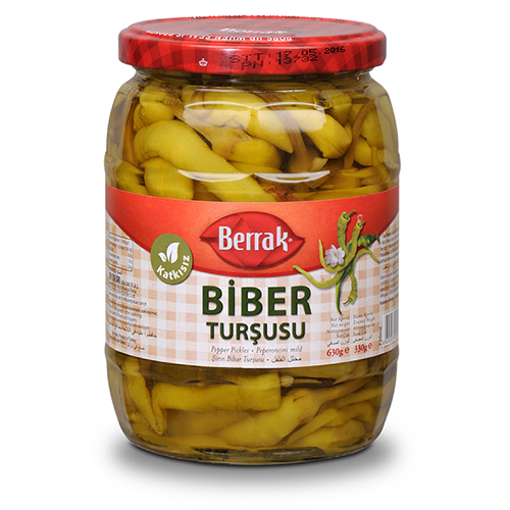 BERRAK Mild Pepper Pickles 720ml