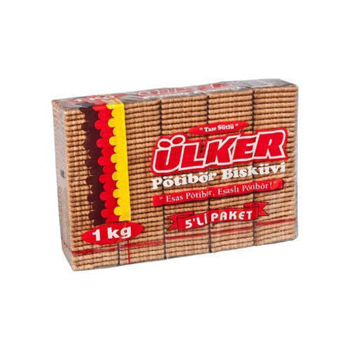 ULKER Potibor Tea Biscuits (5Pack) 1000g