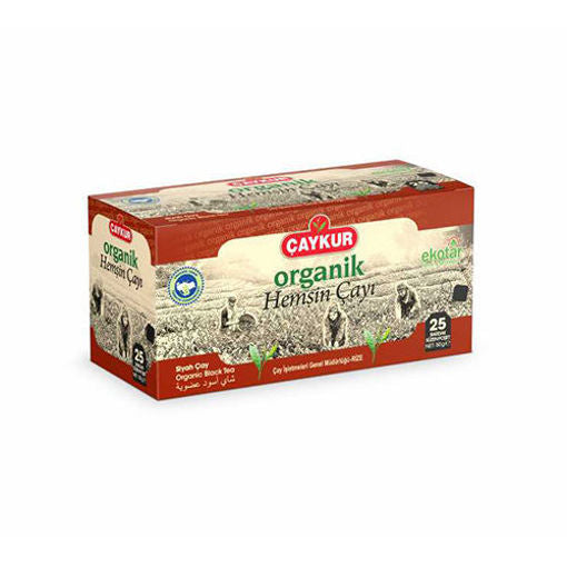 Çaykur Hemsin Organic Black Tea Bags 50g