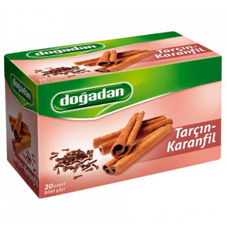 Doğadan cinnamon and clove tea, 20 tea bags (40 g)