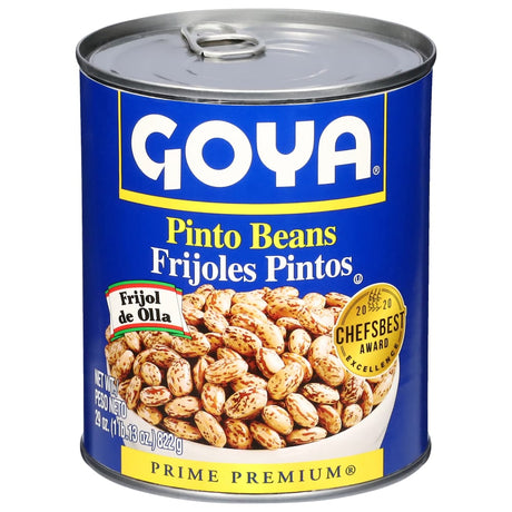 Goya Premium Pinto Beans 29 oz can, front