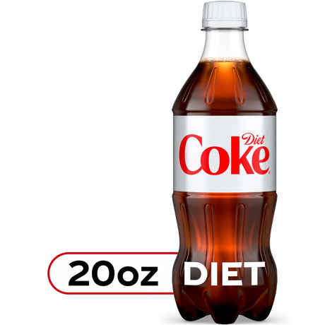 Diet Coke 20 fl oz bottle, front