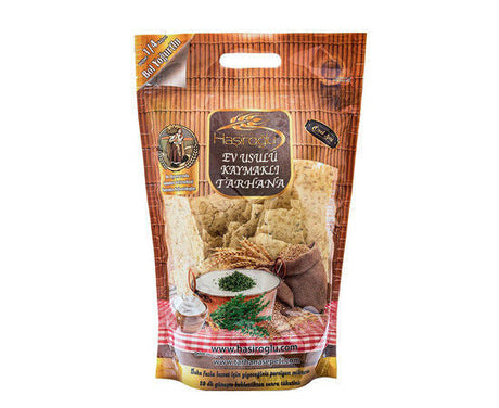 Hasıroğlu Ev Usulü Kaymaklı Tarhana snack sheets, 450 g pouch with handle
