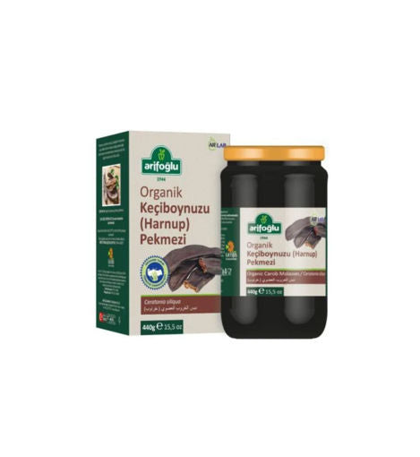 ARIFOGLU Organic Carob Molasses (Keciboynuzu Pekmezi) 440g