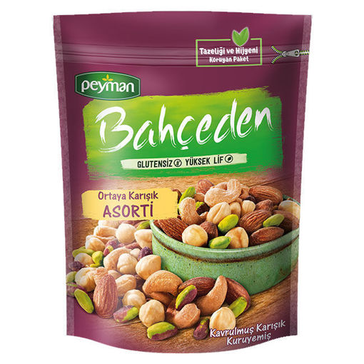 Peyman Bahceden Ortaya Karisik Mixed Nuts Assortment 5.29 oz (150g) Pouch