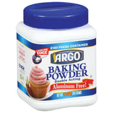 Argo Baking Powder, Double Acting - 12 oz - angled view of pack