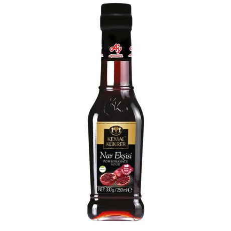 Kemal Kükrer Nar Ekşisi pomegranate sour 250 ml glass bottle, front label