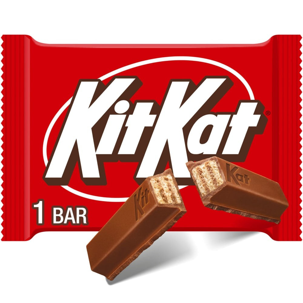Kit Kat crisp wafers in milk chocolate 1.5 oz - close view