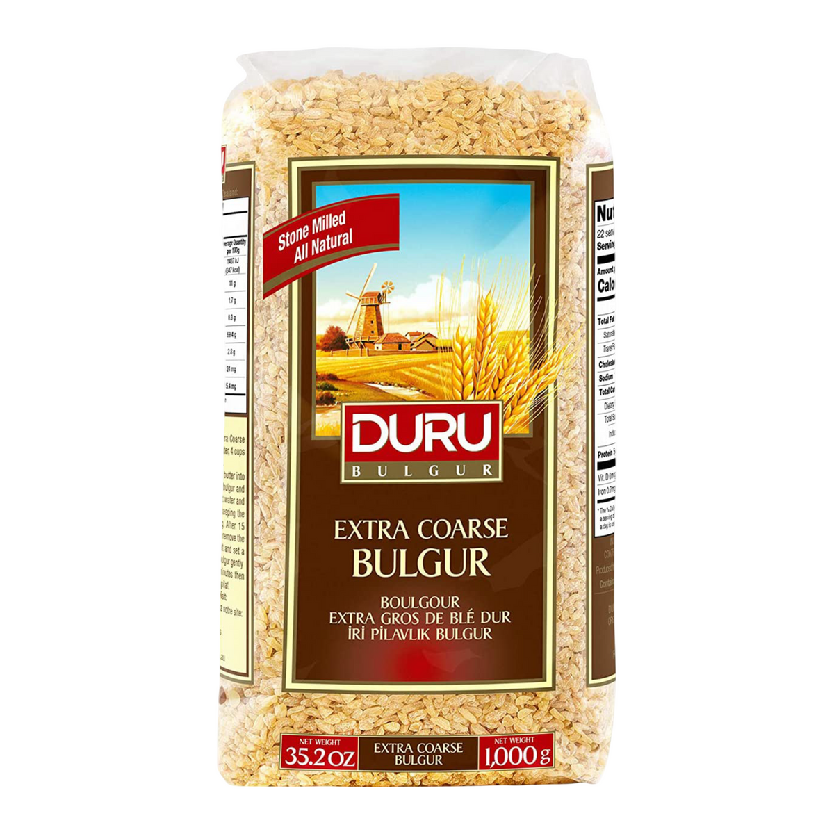 Duru Extra Coarse Bulgur - 1000 g - front of pack