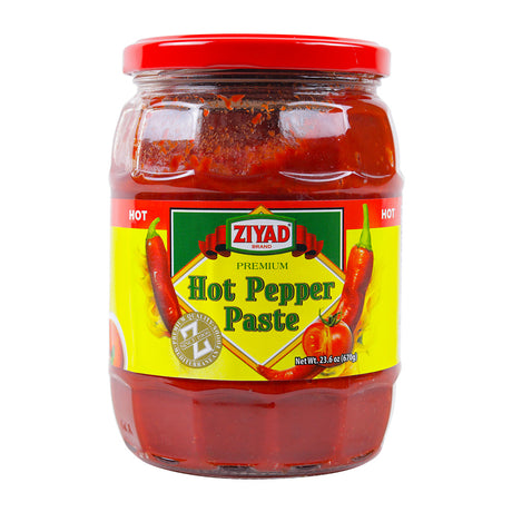 Ziyad Pepper Paste, Hot, Premium - 23.6 oz - front of pack