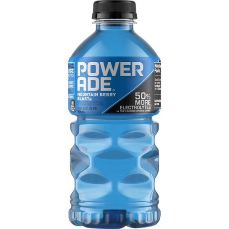 Powerade Mountain Berry Blast Sports Drink - 28 fl oz - front of pack