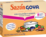 Sazon Goya Seasoning, Coriander & Annatto - 1.41 oz - front of pack