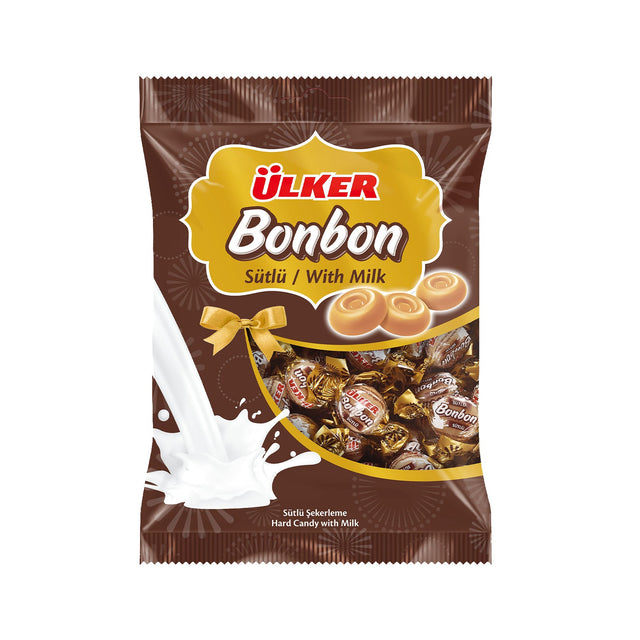 Ülker Bonbon Hard Candy with Milk 350 g