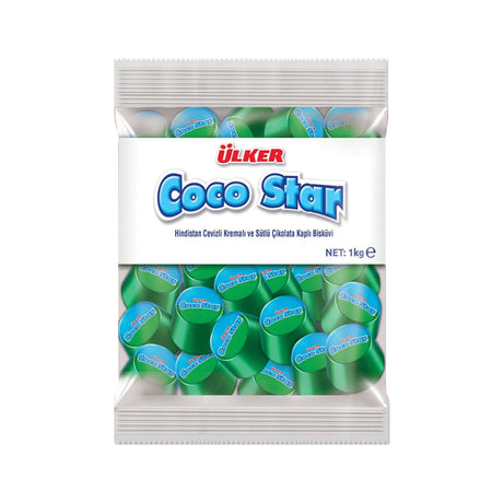 Ülker Coco Star Chocolate Coated Biscuit (Çikolata Kaplı Bisküvi) 1 kg