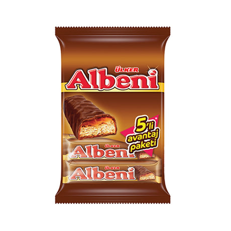 Ülker Albeni Chocolate Coated Bar 5-Pack 200 g