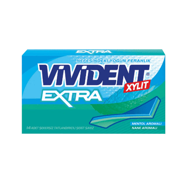 Vivident Xylit Extra Mint Gum 33 g