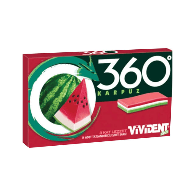 Vivident Xylit 360 Watermelon (Karpuz) Gum 33 g