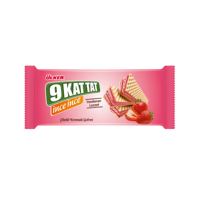 Ülker 9 Kat Strawberry Wafers 114 g