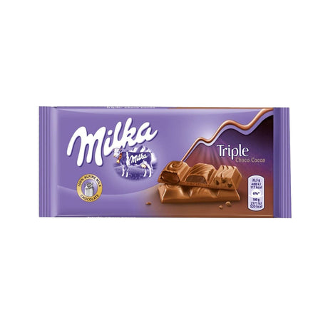 Milka Triple Choco Cocoa 90 g