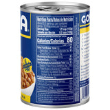 Goya Lentils 15.5 oz can - side