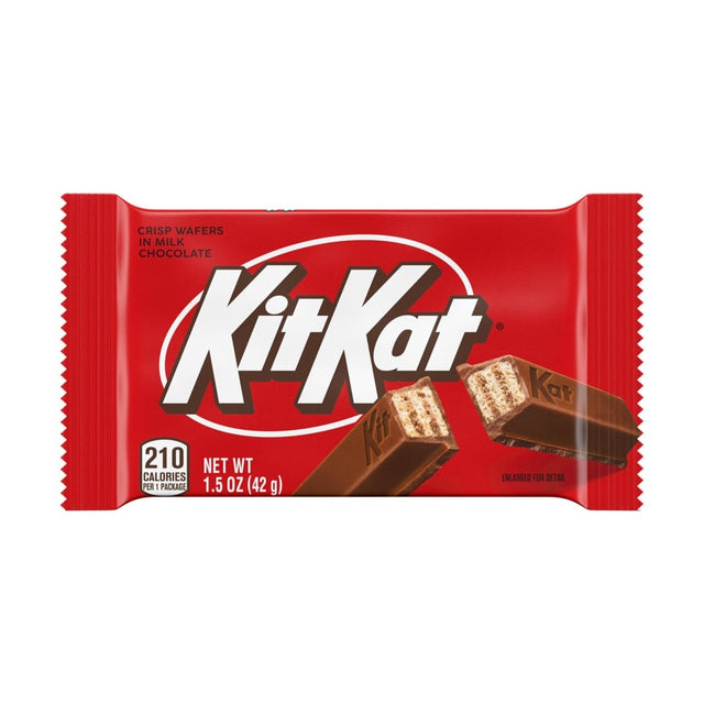 Kit Kat crisp wafers in milk chocolate 1.5 oz - full pack front